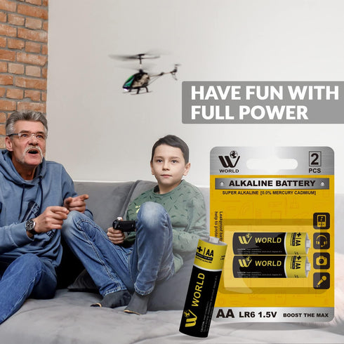 Alkaline AA Battery Cells - 4 Pcs | WBM WORLD